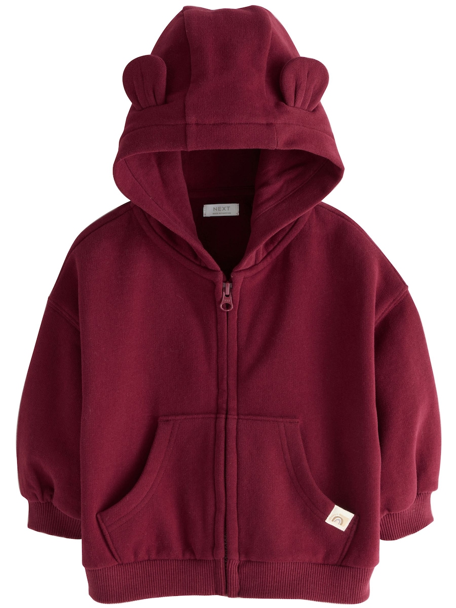 

Толстовка с капюшоном на молнии Next, бургундия