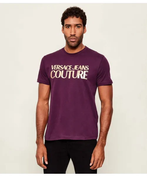 

Футболка Slim fit Versace Jeans Couture, красный