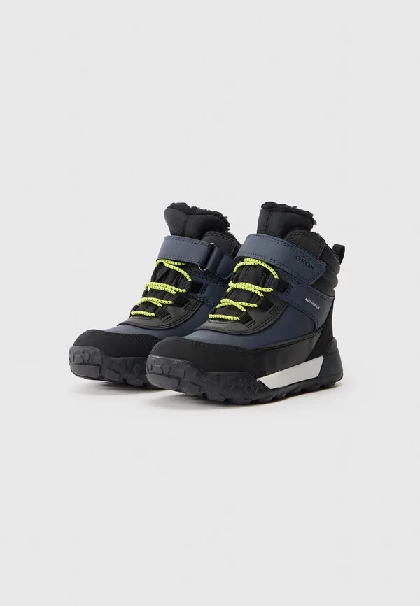 Зимние ботинки trekkyup boy abx Geox, Navy/Lime — фото 2