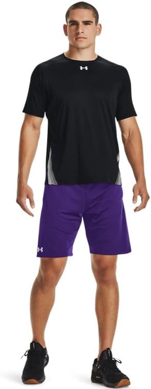 

Under Armour мужские шорты Locker 9In с карманами, Purple/White