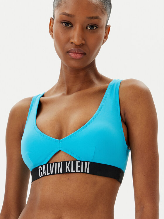 Верх бикини KW0KW02745 Calvin Klein Swimwear, синий — фото 4