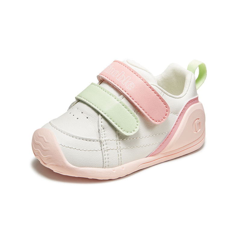 

Антискользящие износостойкие низкие детские ботинки для малышей GINOBLE, белый/strawberry powder