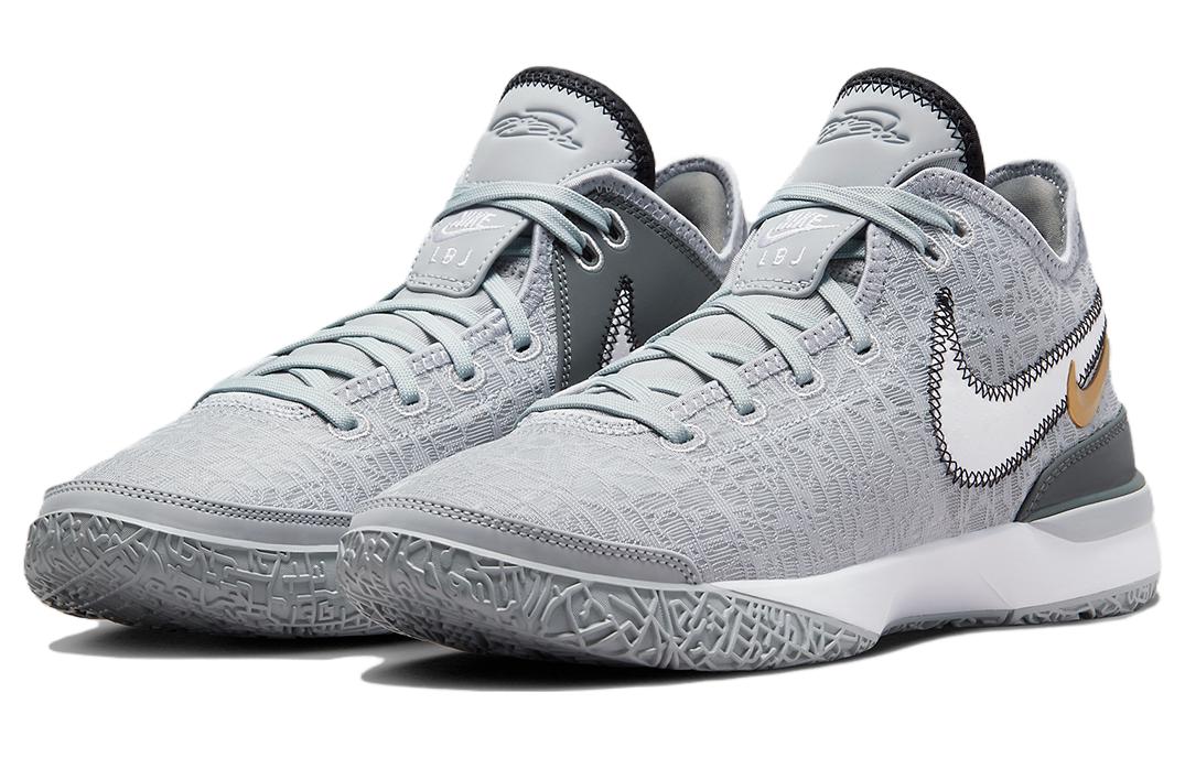Nike Zoom LeBron NXXT Gen EP Wolf Grey, серый — фото 3