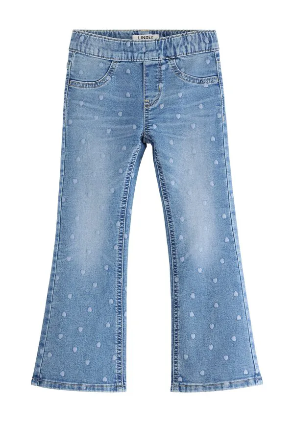 Расклешенные джинсы freja hearts Lindex, Denim Blue — фото 4