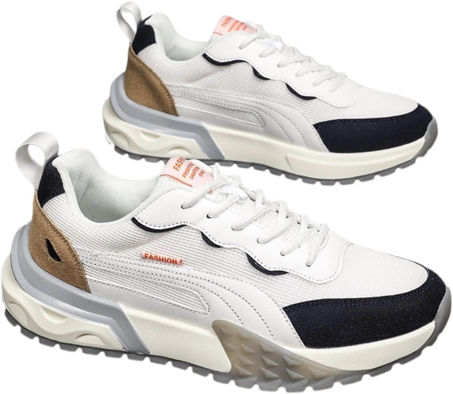 

Стильные кроссовки из сетки и синтетических материалов Удобная и прочная обувь для мужчин Повседневные активности Модельный дизайн для бега и прогулок Ctkvbmeoi, белый