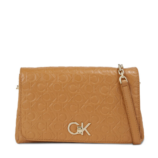 

Сумка Calvin Klein Re-LockShoulder Bag, коричневый