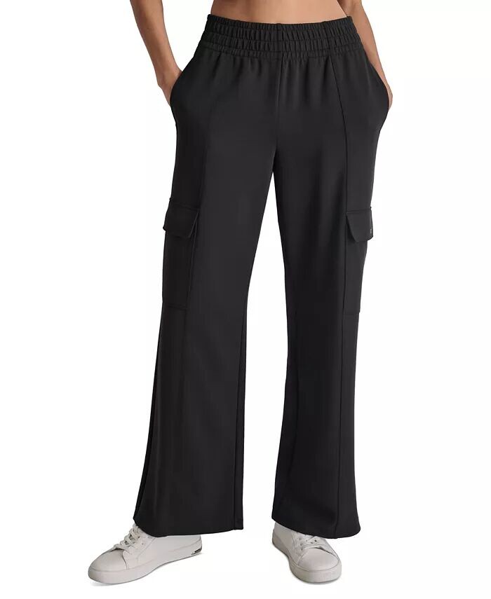 

Женские брюки-карго Highline Scuba DKNY, черный