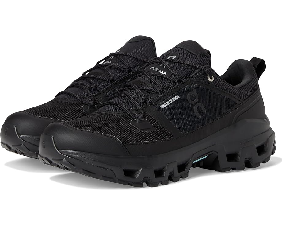 

Походные ботинки On Cloudrock Low Waterproof, черный
