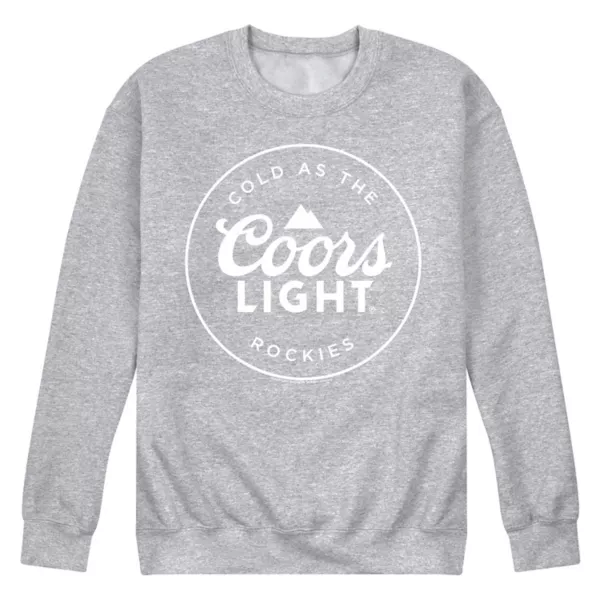 

Мужская флисовая толстовка с логотипом Coors Light Licensed Character, серый