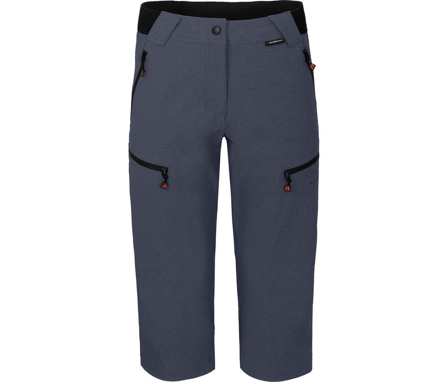 

BERGSON Штаны для походов 3/4, прочные, эластичные, серые