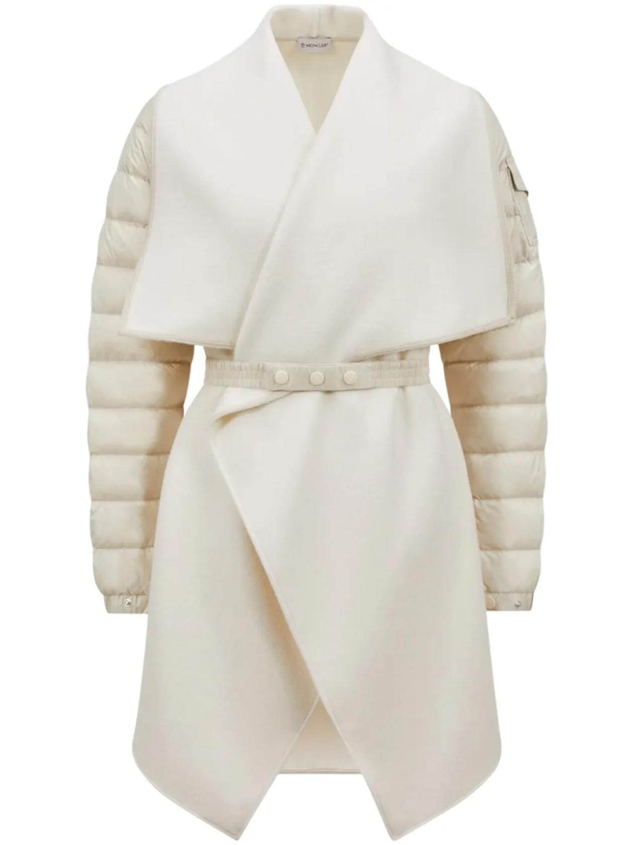 

Утепленная накидка Moncler, белый