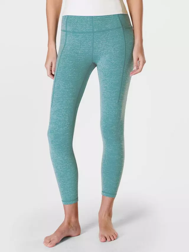 

Леггинсы Sweaty Betty Super Soft 7/8 Yoga, цвет reef/teal/blue/marl