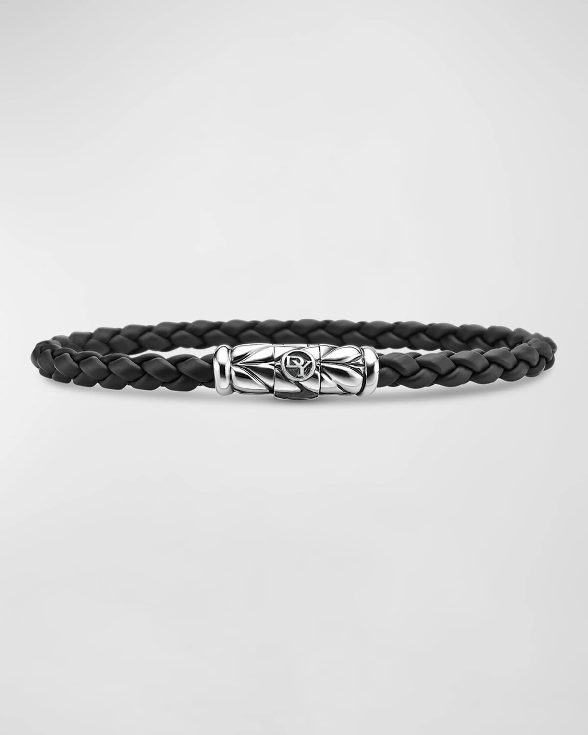 

Мужской резиновый браслет с узором шеврон, 6 мм David Yurman