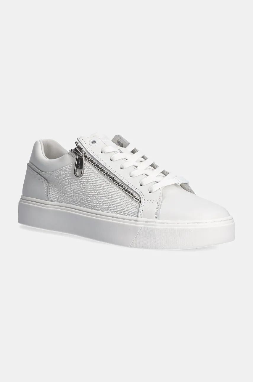 

Кроссовки Calvin Klein LOW TOP LACE UP W/ ZIP MONO, белый