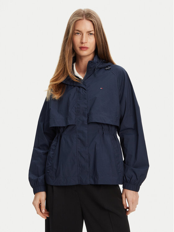 

Ветровка свободного кроя WW0WW46444 Tommy Hilfiger, синий