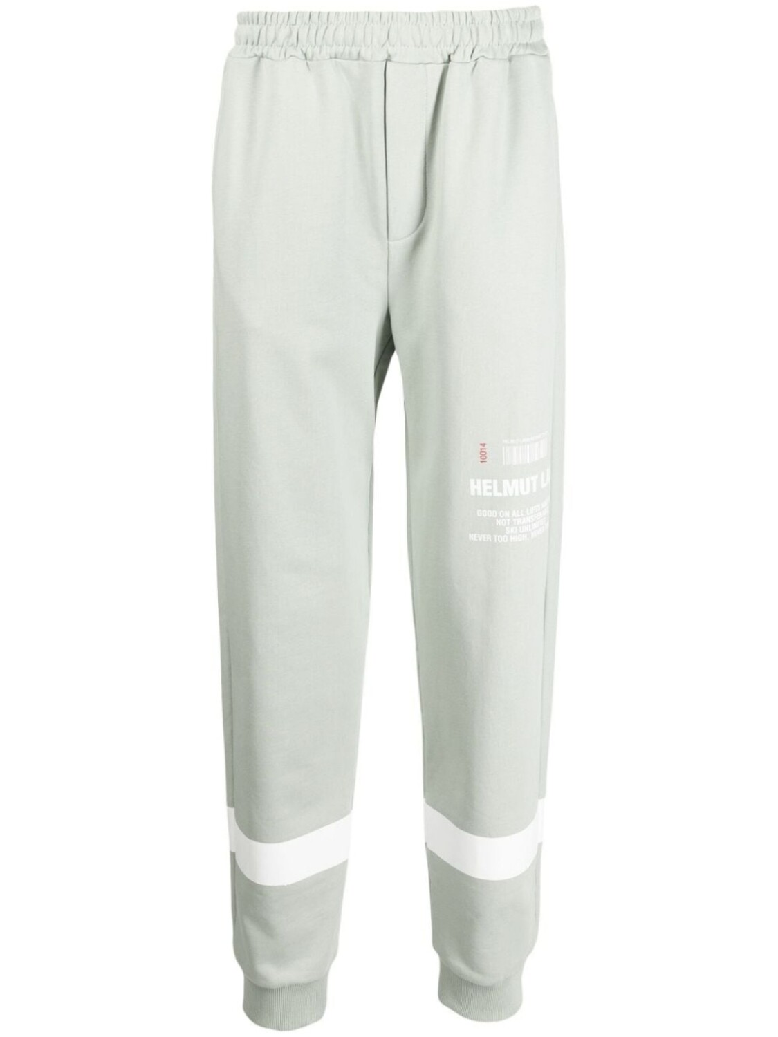 

Брюки с эластичным поясом и логотипом Helmut Lang, зеленый