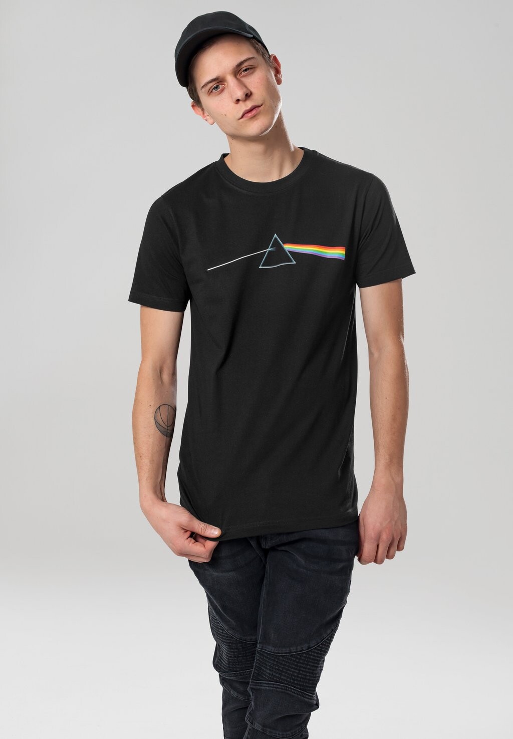 

Футболка с принтом PINK FLOYD DARK SIDE OF THE MOON Mister Tee, черная, Черный, Футболка с принтом PINK FLOYD DARK SIDE OF THE MOON Mister Tee, черная