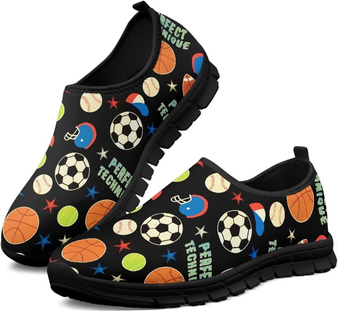 

Кроссовки Hresuewn для мужчин, удобные, дышащие, легкие, повседневные и вечерние туфли для мужчин, комфортная обувь для ходьбы, Football Pattern