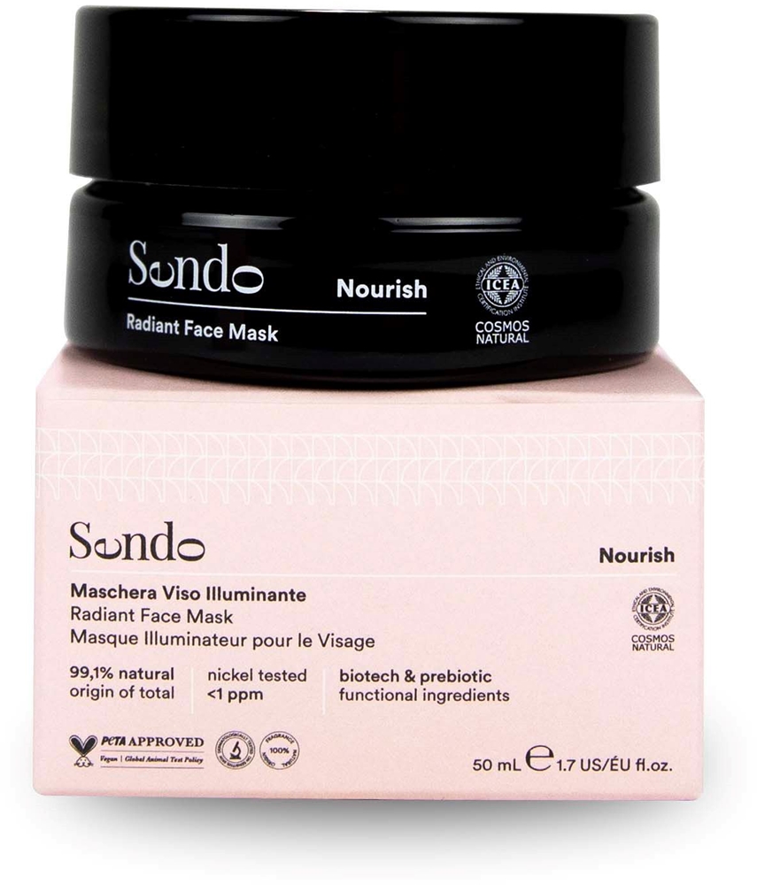 

Питательная сияющая маска для лица Sendo, 50 мл