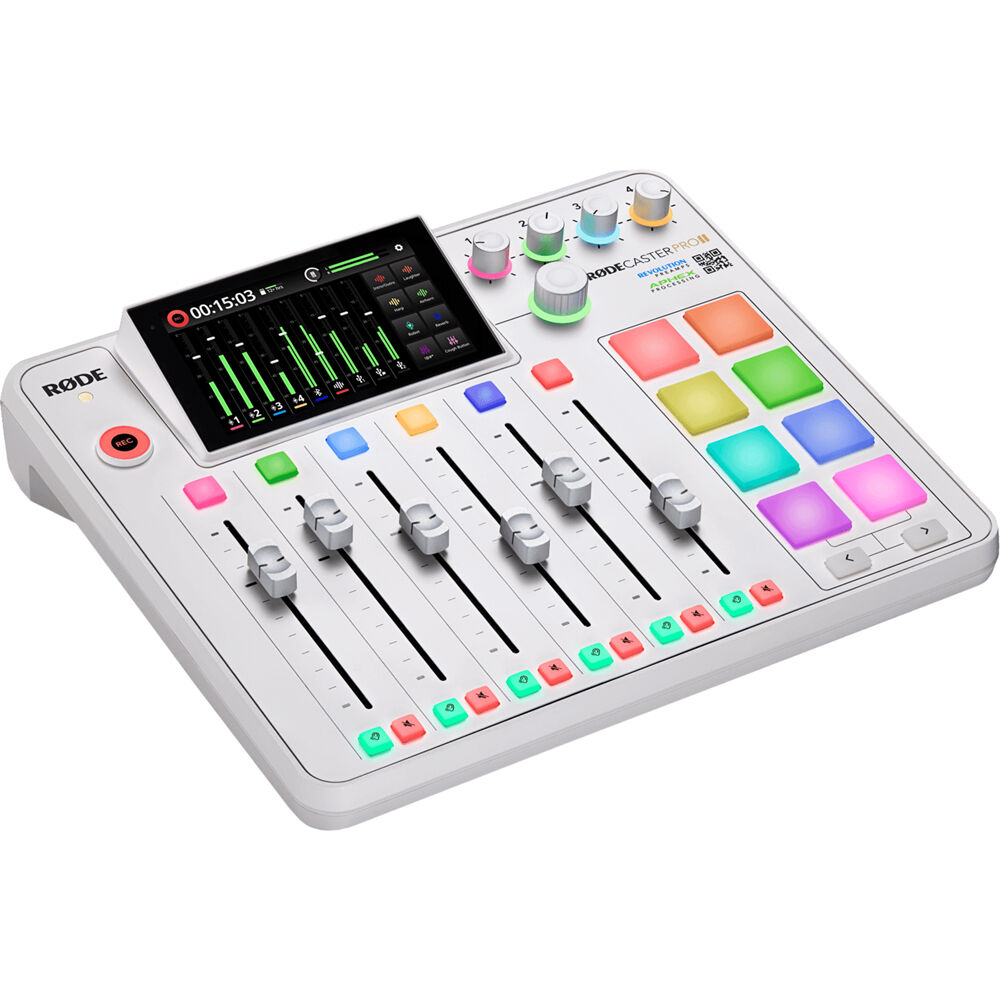 

Интегрированная аудиостудия RODE RODECaster Pro II (белая)