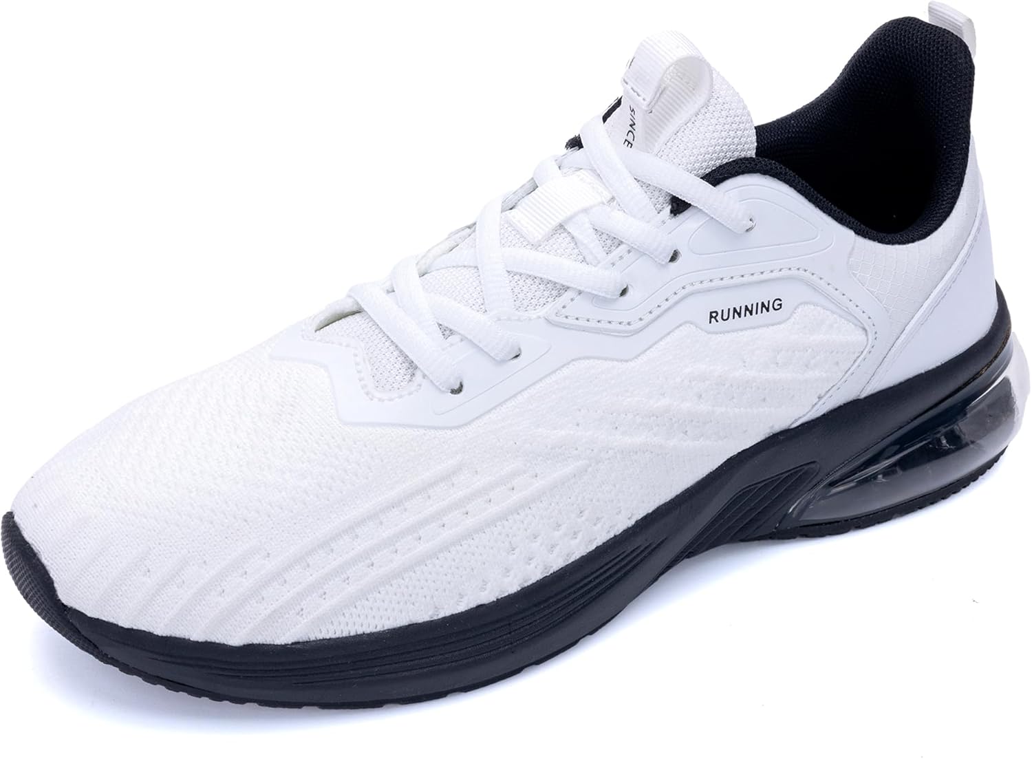 

Мужские кроссовки для бега, тенниса и ходьбы, с удобной амортизацией, для тренировок в зале, спортивные, размеры US 7-13 Tc Treecher, белый/черный