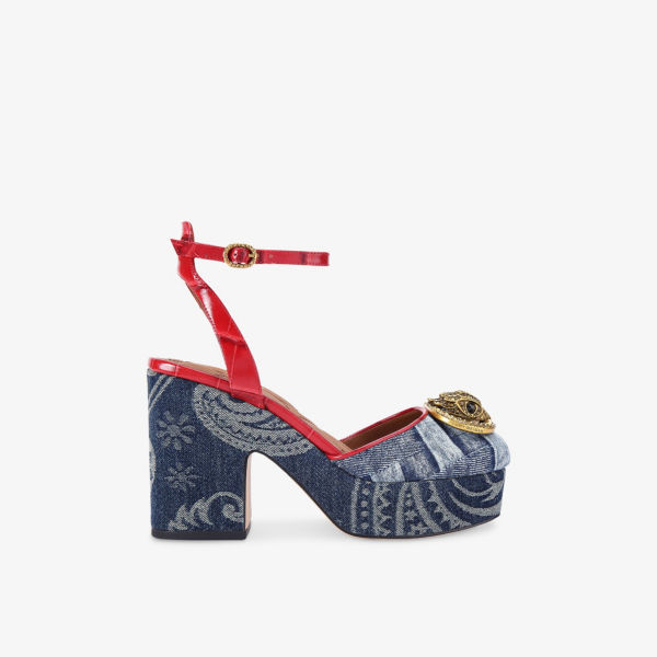 Туфли-челси Kurt Geiger London на каблуке, синий