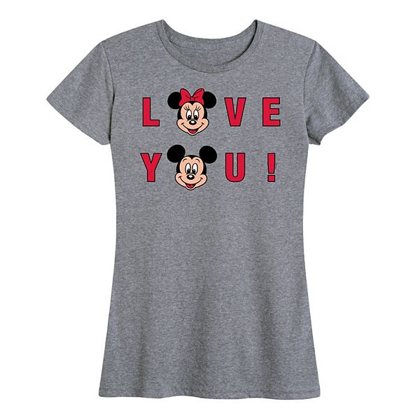 

Футболка с принтом Mickey & Minnie Mouse Love You Disney