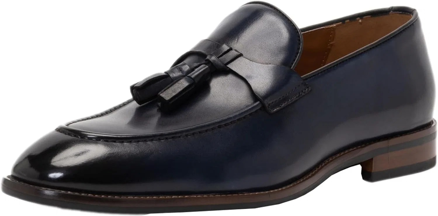 Лоферы с кисточками Lucius, Navy