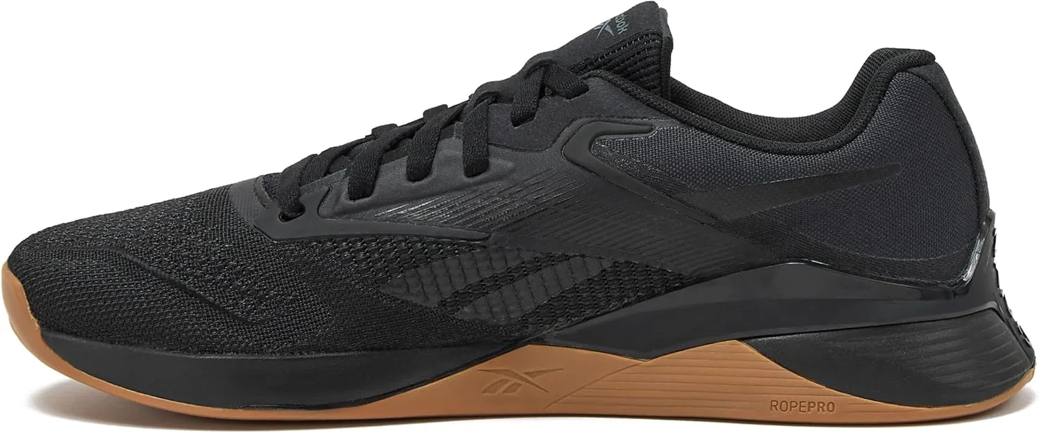 Мужские кроссовки Reebok Nano X4, для кросс-тренинга и занятий в спортзале, черный/серый — фото 2