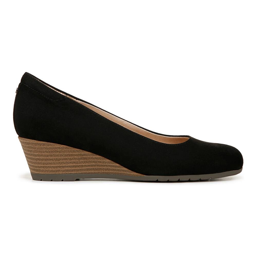 Женские туфли на танкетке Dr. Scholl's Be Flex, цвет Black Fabric — фото 2