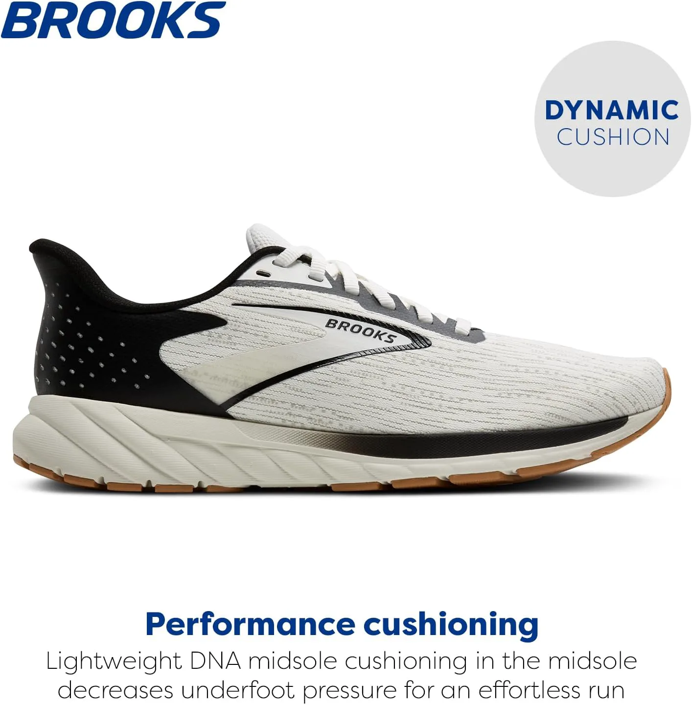 Мужские беговые кроссовки Brooks Anthem 7 Neutral, белый/черный — фото 4