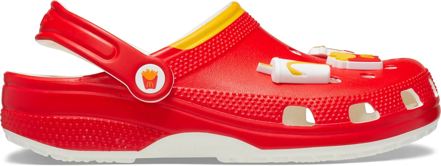 Крокс Унисекс Взрослые McDonald's X Crocs Классические Сабо, мультиколор — фото 4