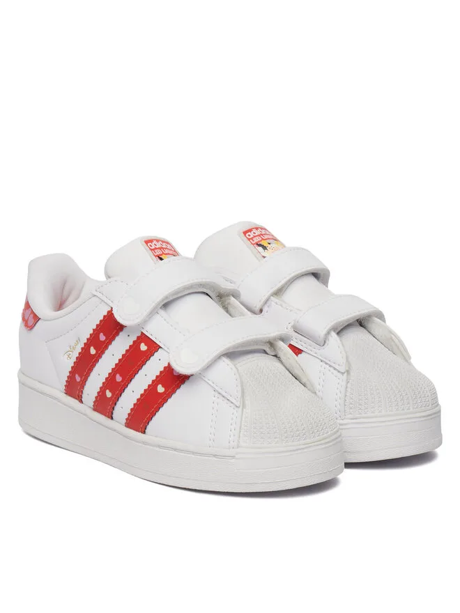 Adidas Кроссовки Superstar Led Lights Cf I KK1294 белые — фото 2