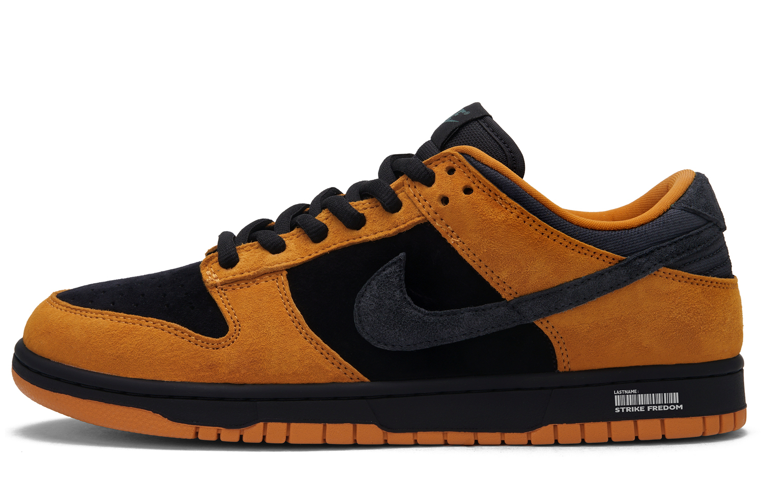 

Nike Кроссовки для скейтбординга Dunk Along The Light, Soul Creation Low top Unisex черно-оранжевые