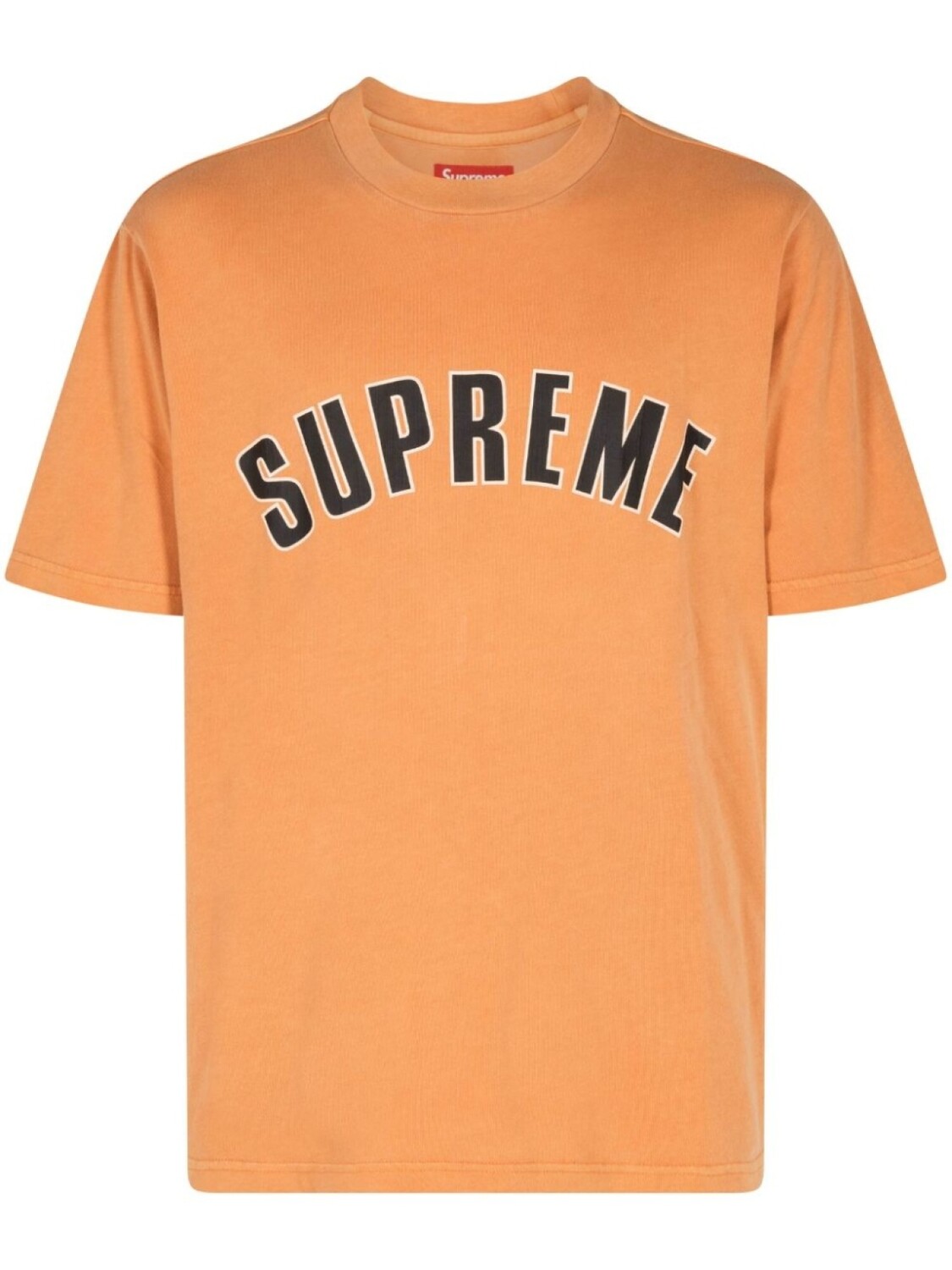 

Supreme футболка с потрескавшейся дугой, оранжевый