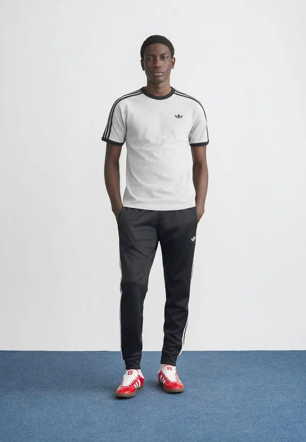 Футболка с принтом 3s Adidas Originals, Medium Grey Heather — фото 2