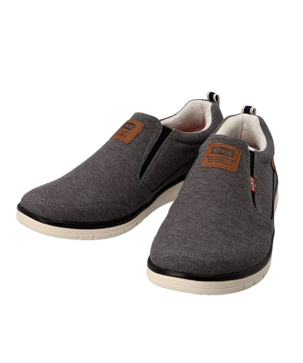 Легкие мужские слипоны EDWIN 7644, DARK GRAY