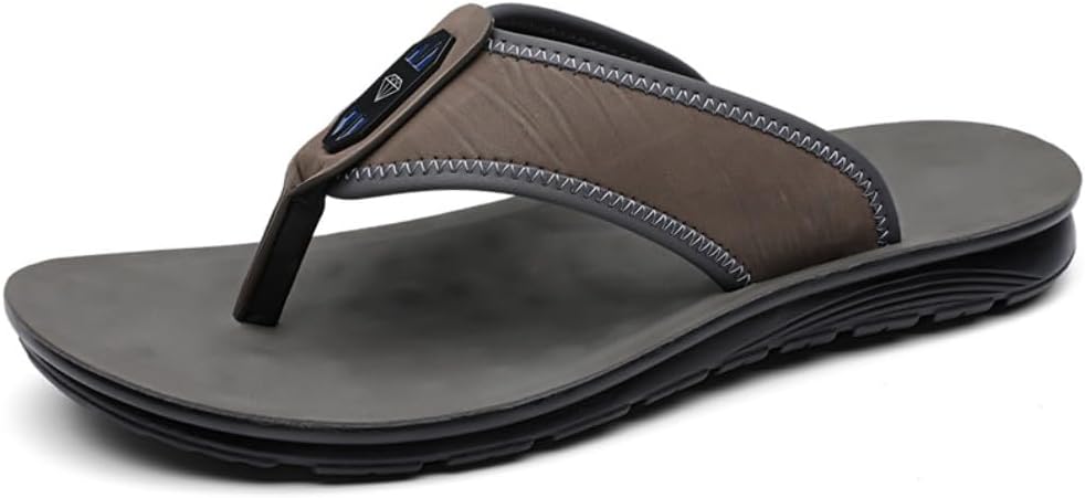 

Мужские шлепанцы Adornosbt: легкие вьетнамки, прочные для ходьбы, 2201 Gery