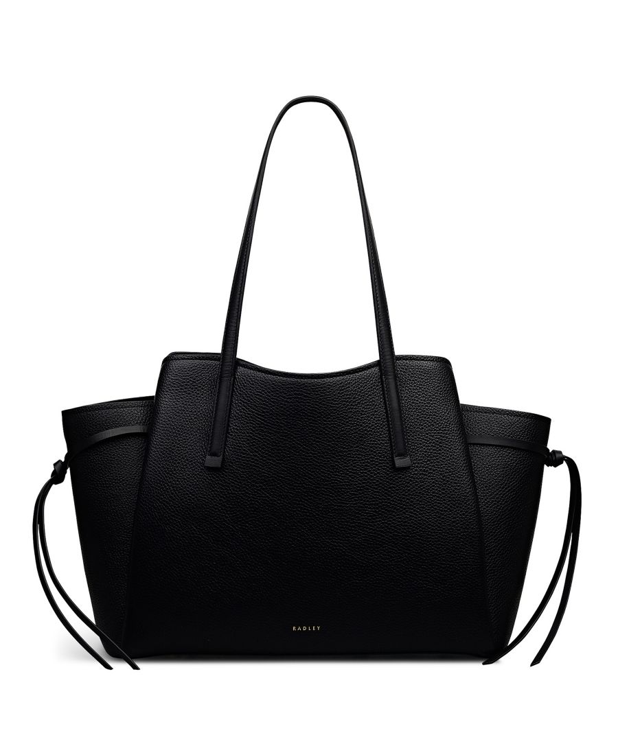 

Большая кожаная сумка-тоут Blake Gardens с застежкой-молнией Radley London, Black