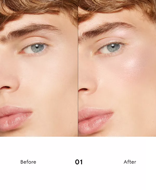 Многофункциональный хайлайтер с эффектом сияния Glow Gucci, 01 - sunrise gold — фото 3