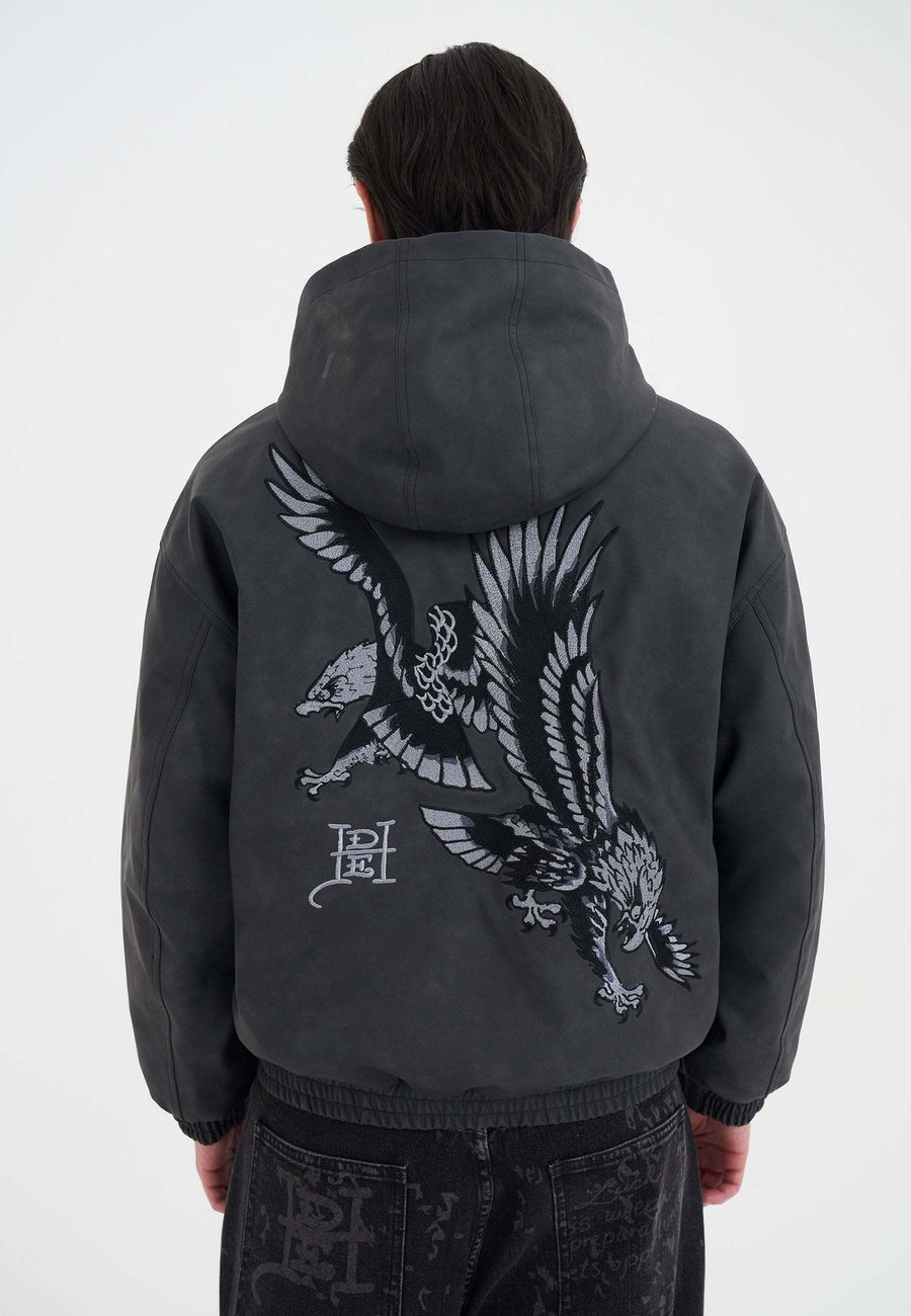 

Куртка Ed Hardy Faux leather jacket, Black