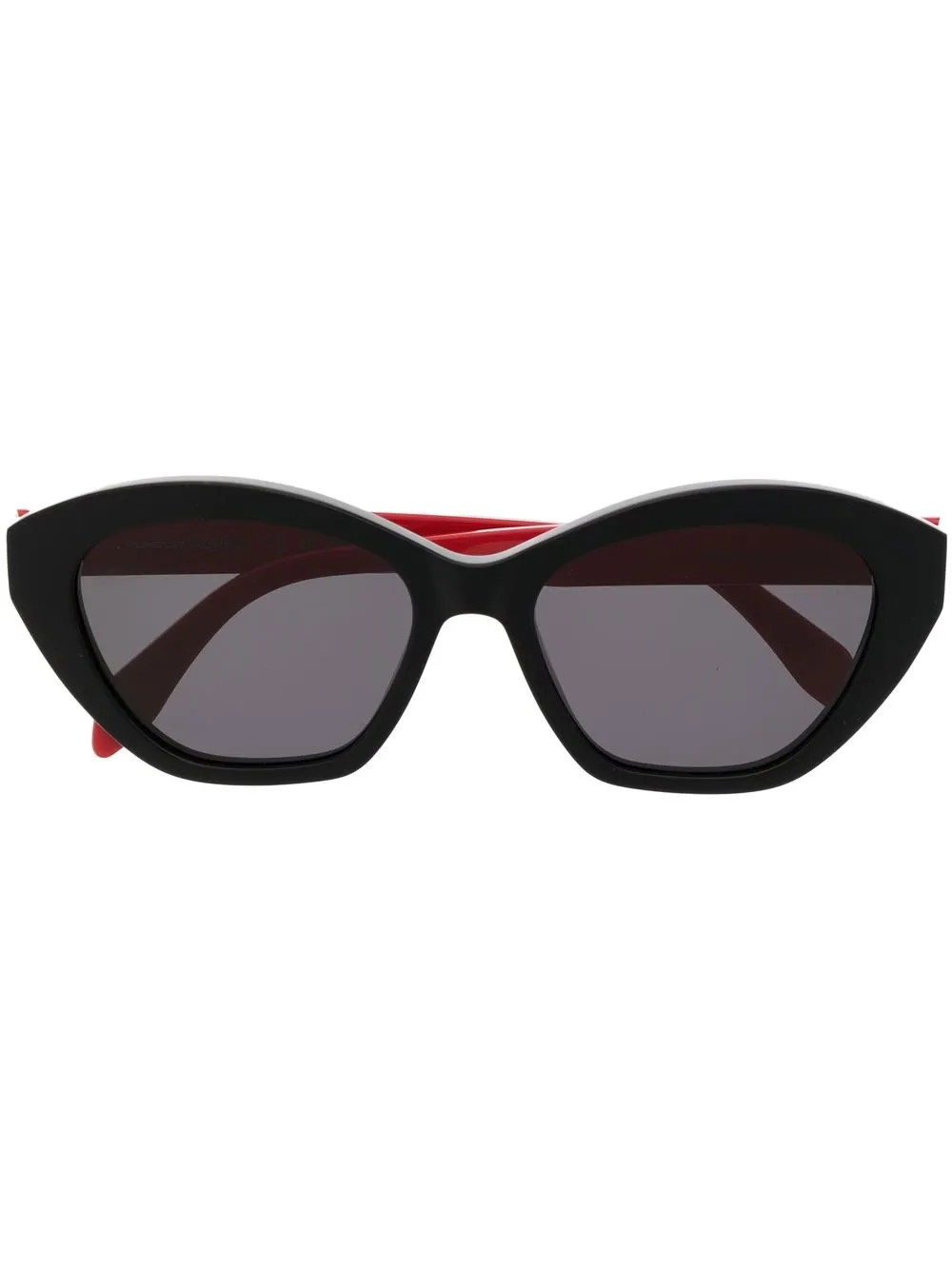 

Солнцезащитные очки в оправе 'кошачий глаз' Alexander McQueen Eyewear, черный