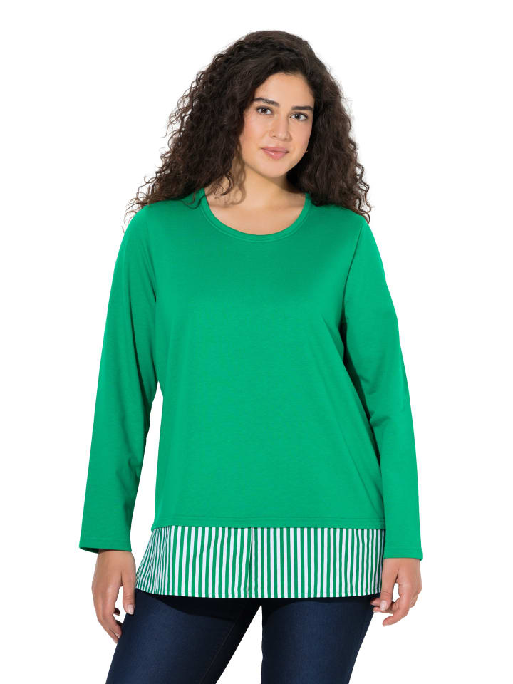 

Ulla Popken Толстовка изумрудно-зеленого цвета