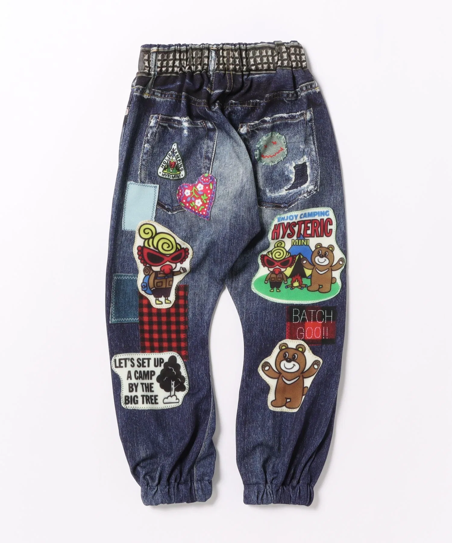 Детские брюки HYSTERIC MINI с принтом CAMP BEAR — фото 2
