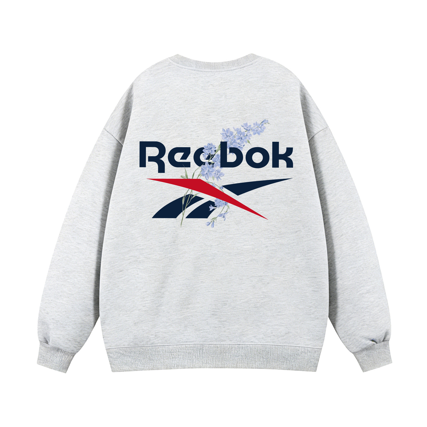 

Свитшот Unisex Crew Neck Moderate Heavyweight Reebok, heather серый