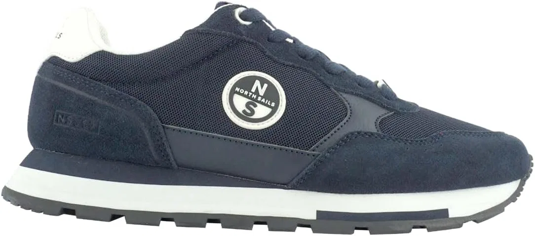 Мужские замшевые кроссовки NORTH SAILS NS_57, Navy-White