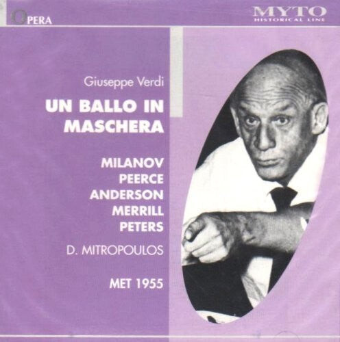 

CD диск Verdi / Mitropolous: Un Ballo in Maschera: Mialnov