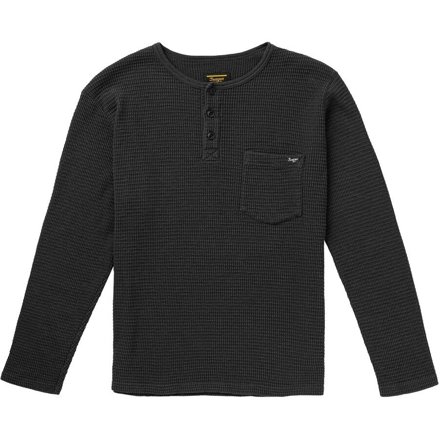 

Термофутболка Seager Co Sawpit Henley Long-Sleeve Thermal Top Seager Co, Vintage Black
