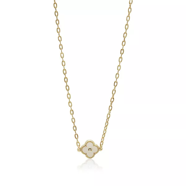 

Ожерелье из перламутрового клевера Bowood Lane, gold