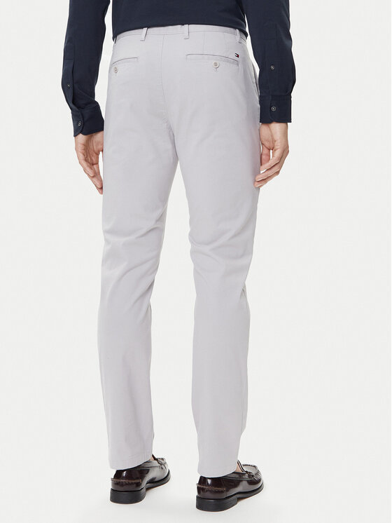 Чиносы straight fit Denton Essential MW0MW40262 Tommy Hilfiger, серый — фото 3